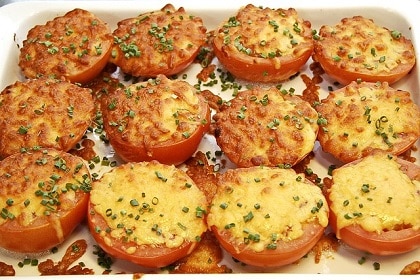 Tomates farcies au fromage