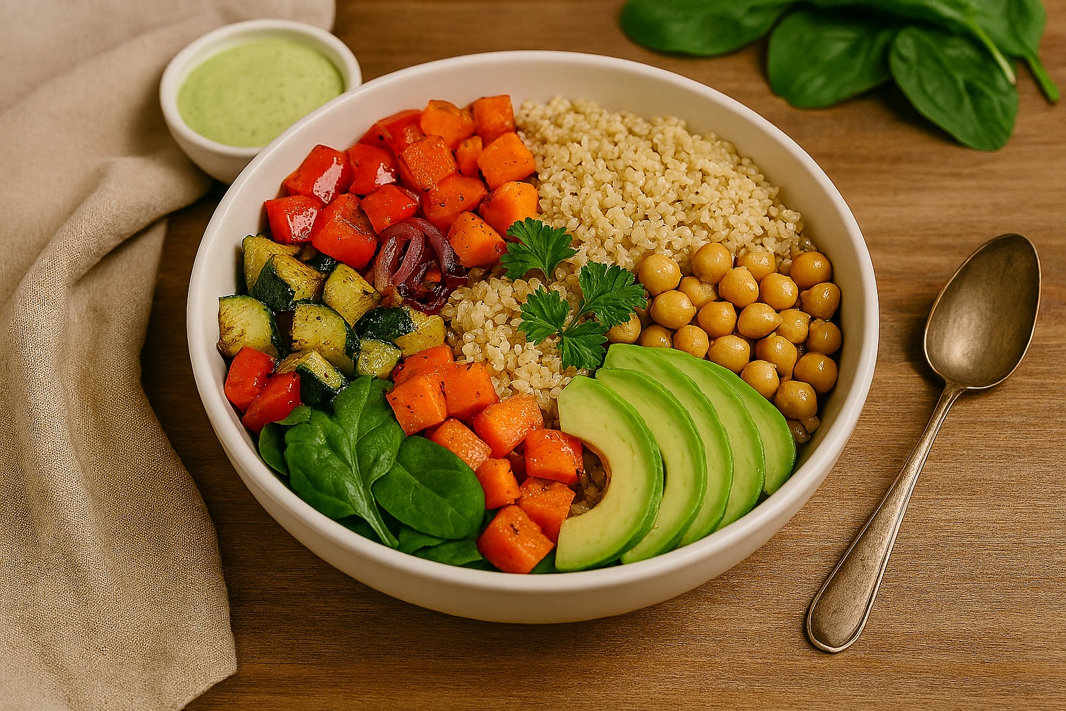 Buddha Bowl aux Légumes Rôtis