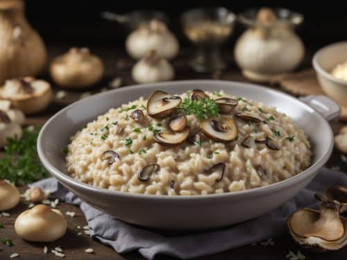 Risotto Crémeux aux Champignons de Paris