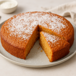 Gâteau aux Carottes Léger Fond Blanc