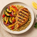 Poulet Grillé aux Légumes et Quinoa